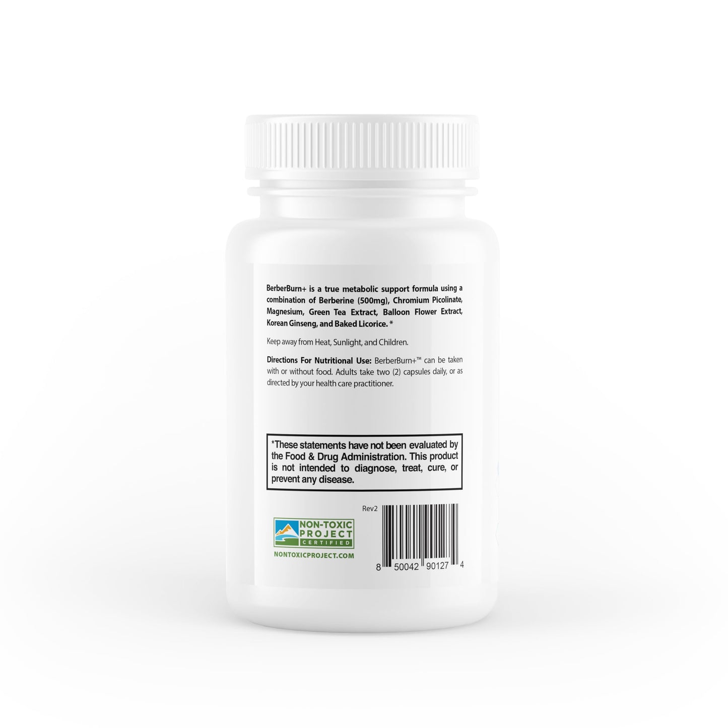 True Cellular Formulas BerberBurn+ Berberine Supplement, Magnesium & Chromium Capsules, 60 Count