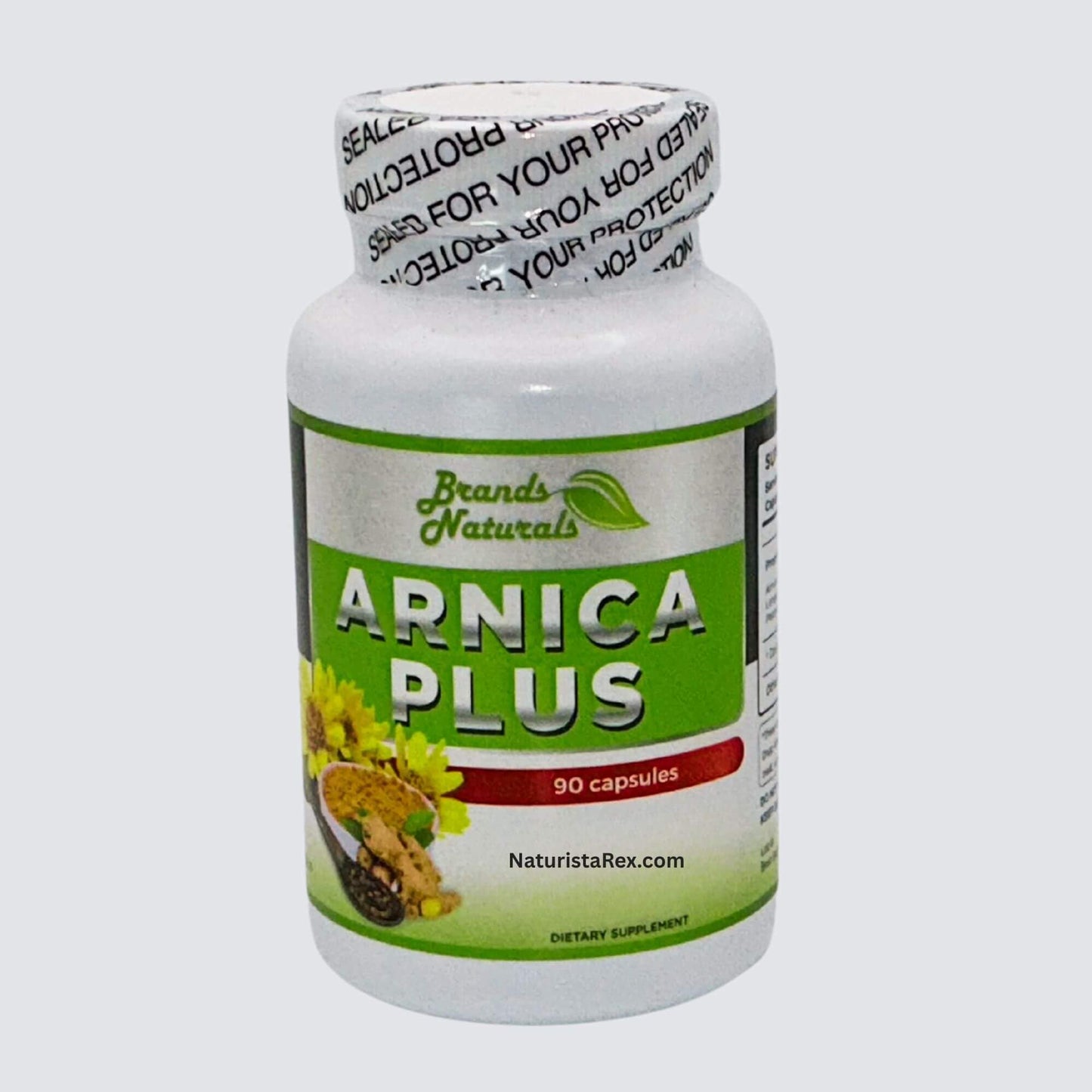 Generic Arnica Plus Ginger Turmeric Black Pepper Extract Dietary Supplement 1000mg Capsules 90 Count