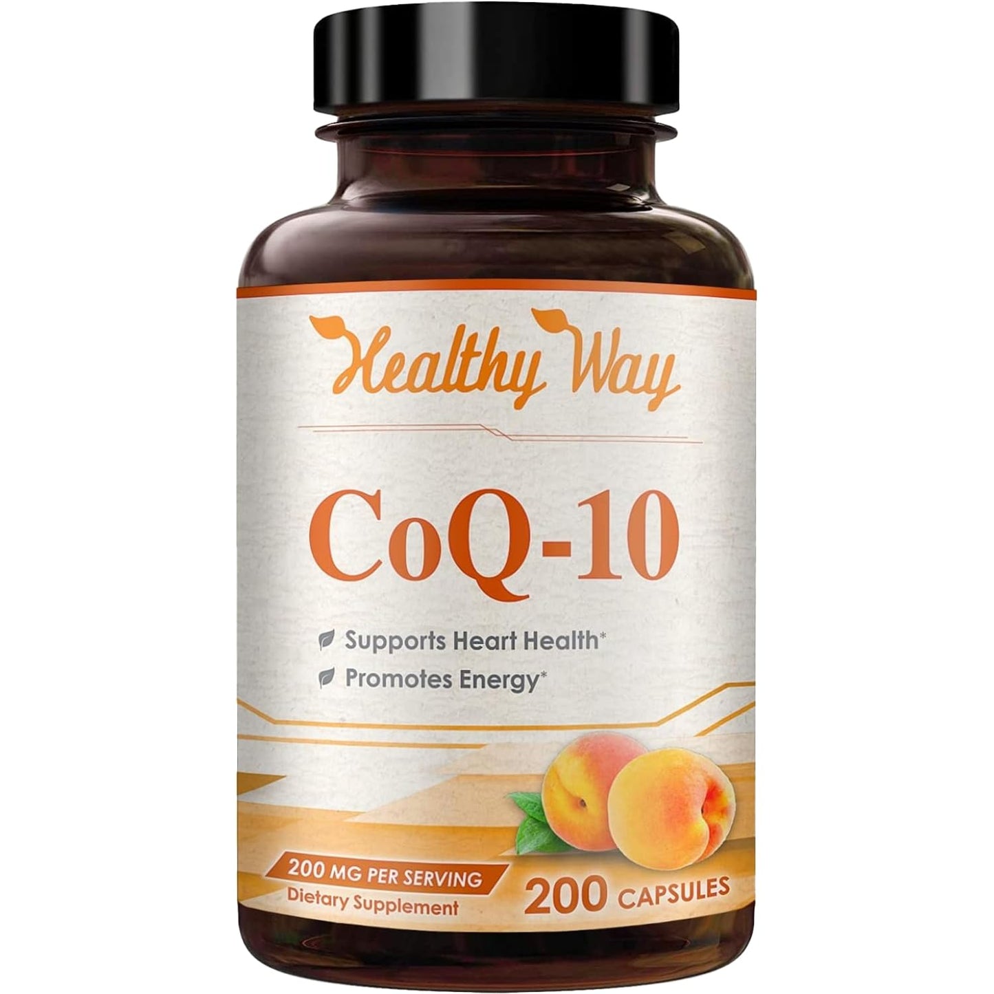 HealthyWayRx Coenzyme Q10 200mg Capsules, 200 Count