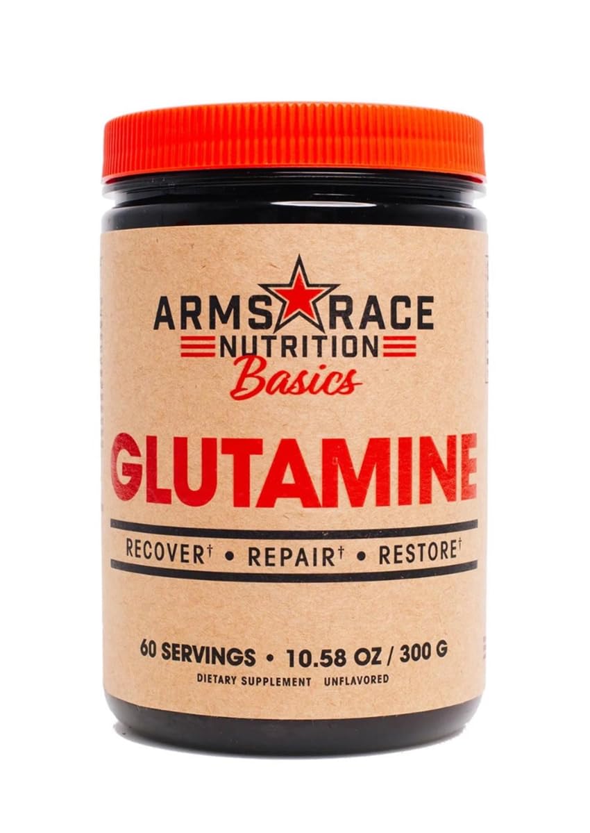 Arms Race Nutrition L-Glutamine Powder, 60 Servings, 10.58 oz