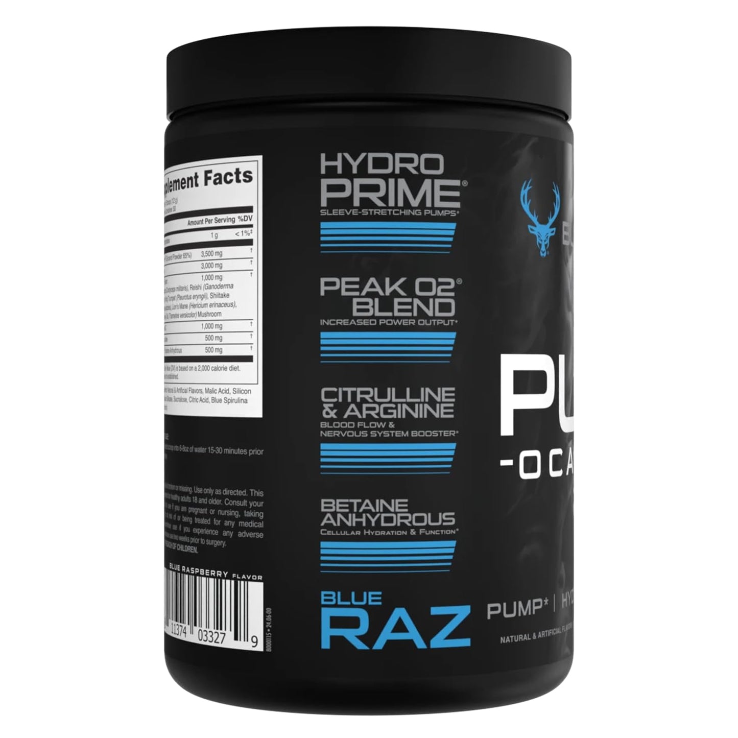 Bucked Up Pump-ocalypse Blue Raz Nitric Oxide Booster Powder 13.69 Ounce