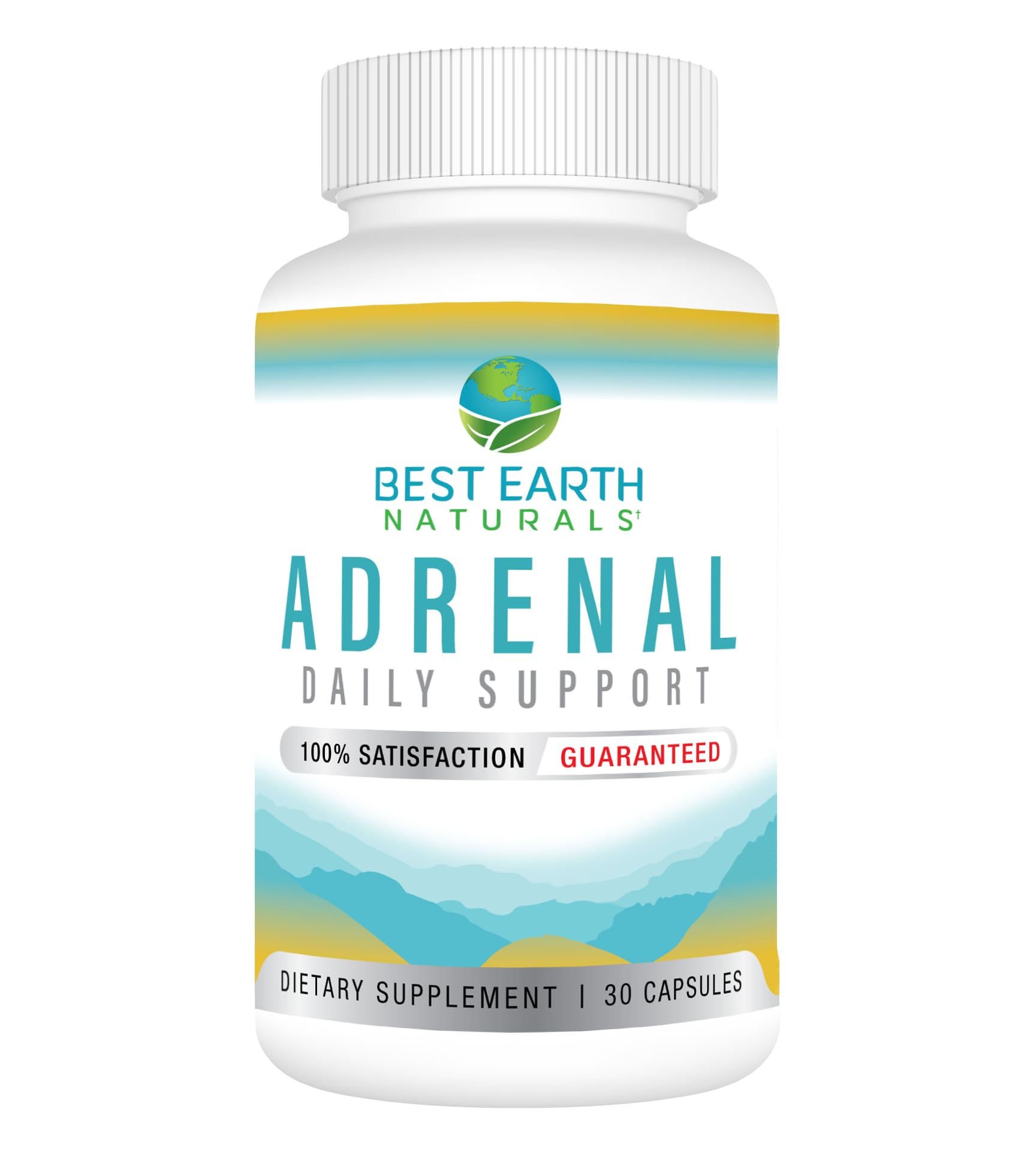 Best Earth Naturals Adrenal Support for Adults Capsules 30