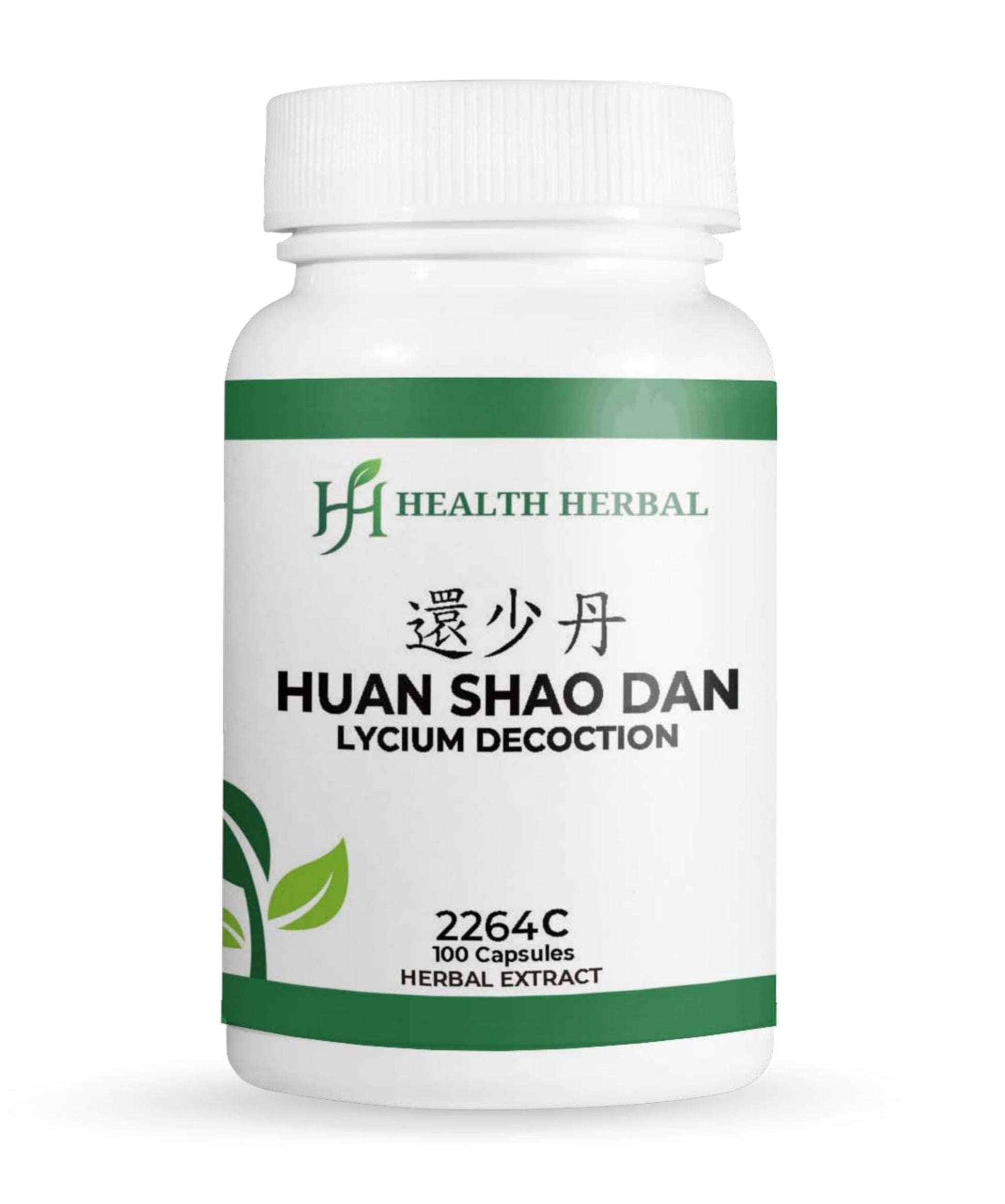 Health Herbal Huan Shao Dan/Lycium Decoction Capsule, 100 Capsules per Bottle, Pack of 2