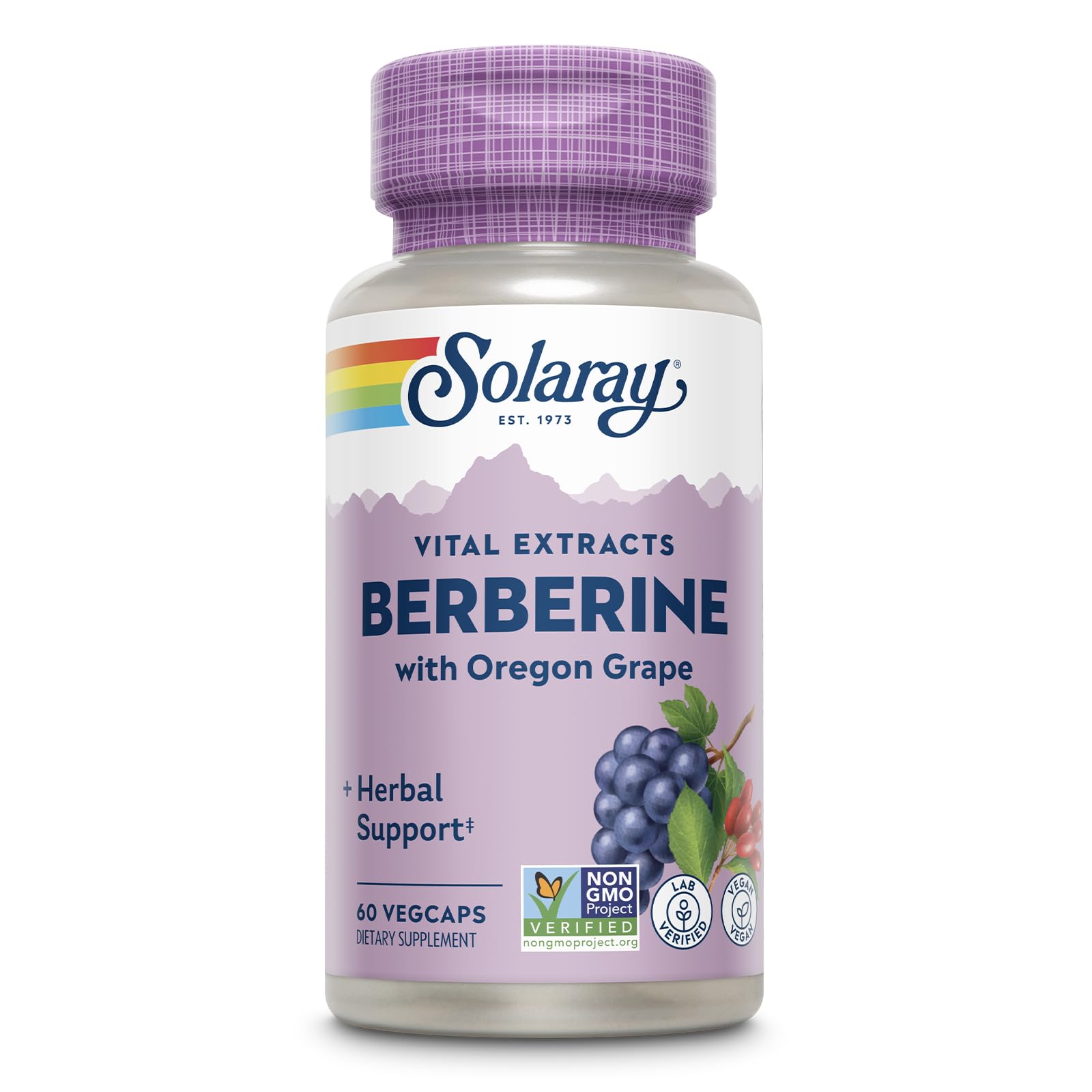 SOLARAY Berberine 250mg Capsule, 60 VegCaps