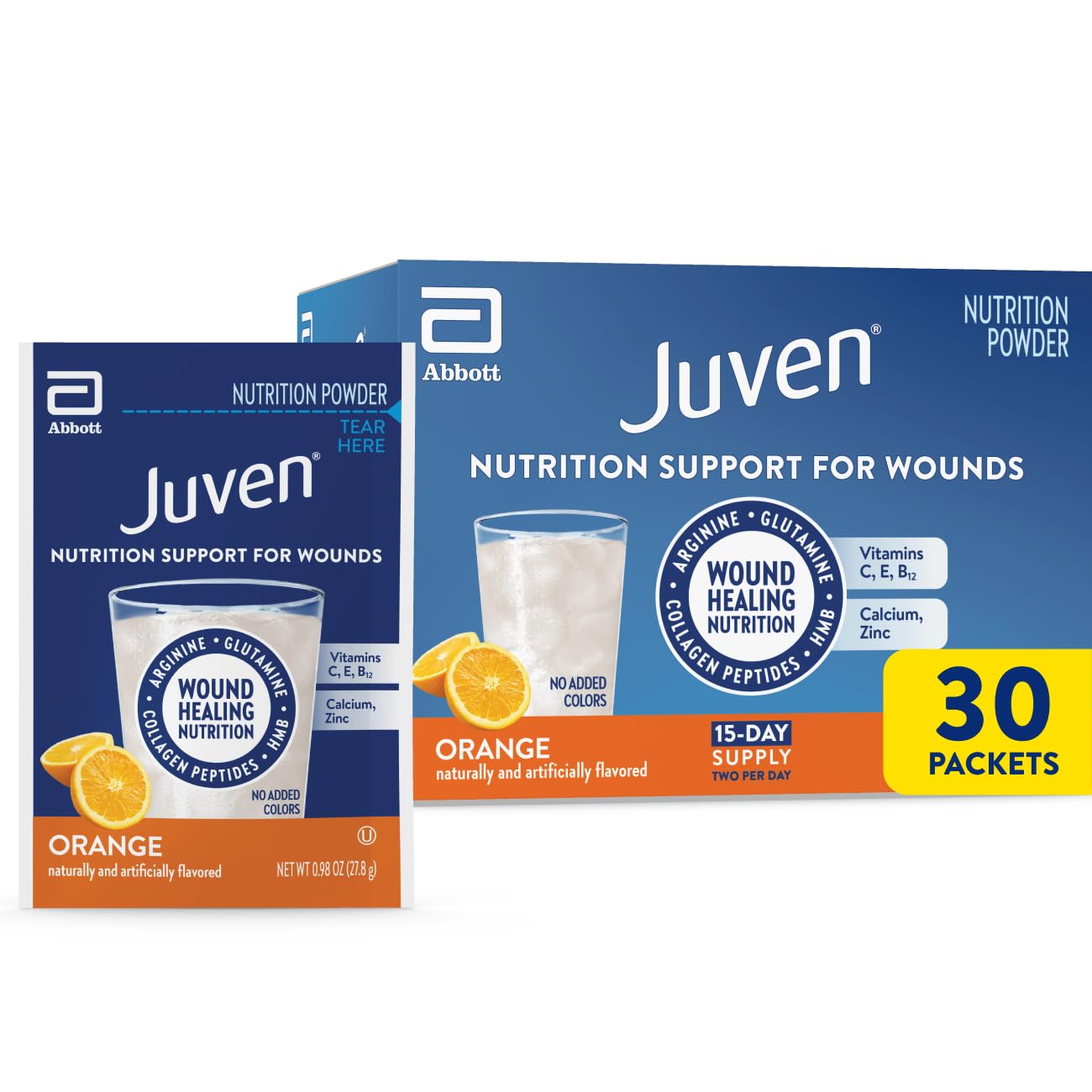 Juven Nutrition Support for Wound Healing Powder 30 Count