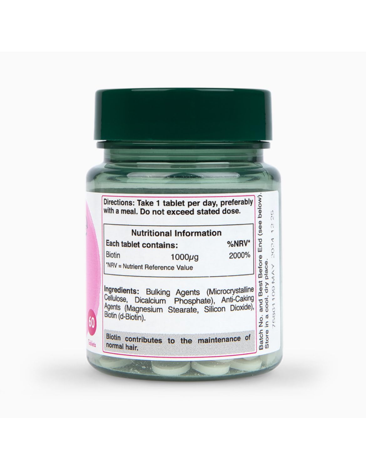 Generic Barrett Biotin 1000ug 120 Tablets