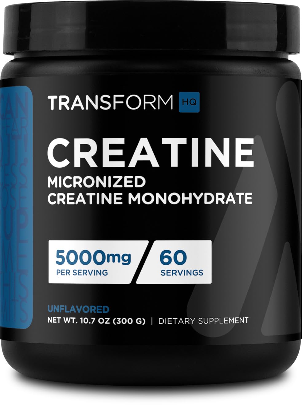 TransformHQ Creatine Monohydrate Powder (Unflavored) 10.7 Ounce