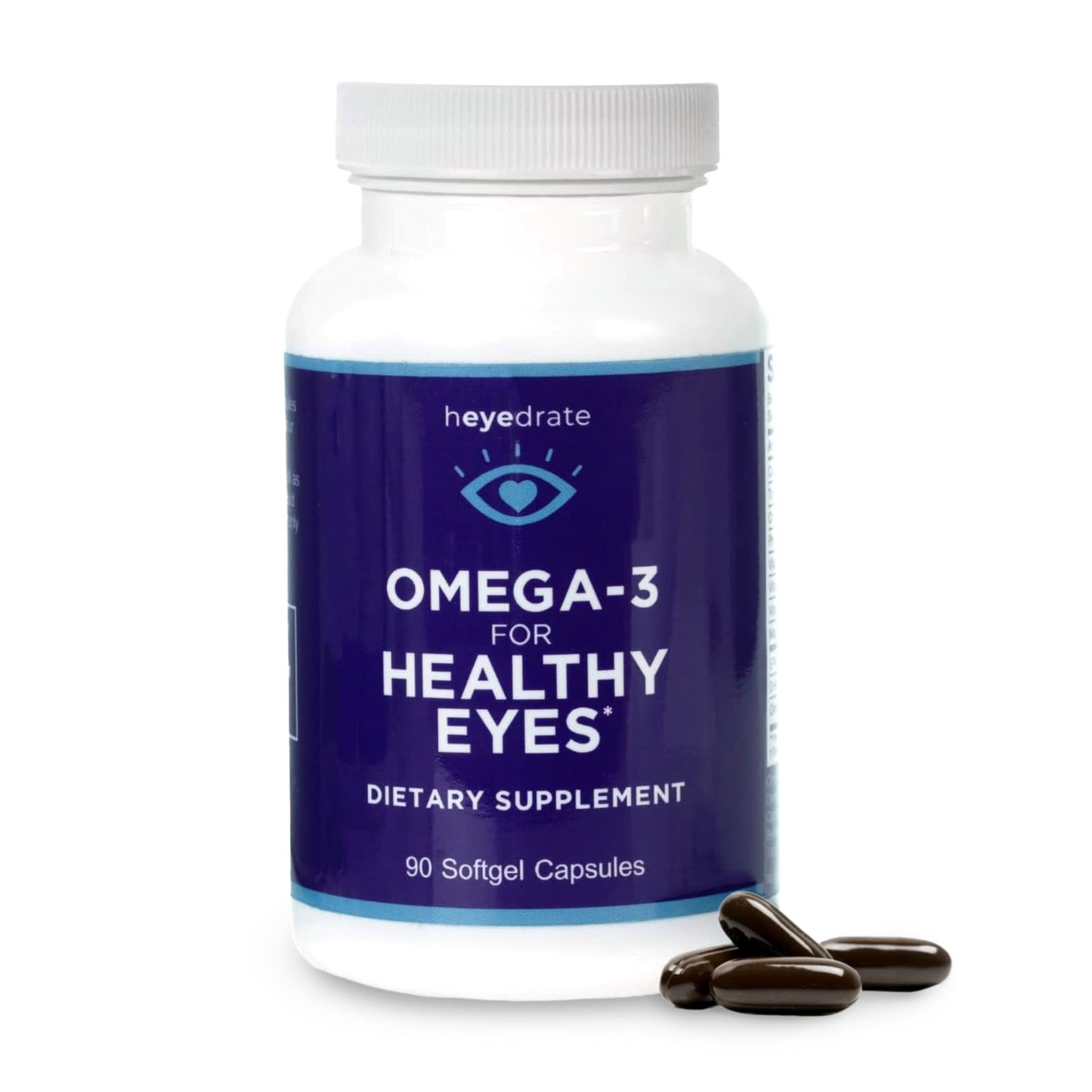 Heyedrate Eye Love Omega-3 Fish Oil Softgels, 90 Count