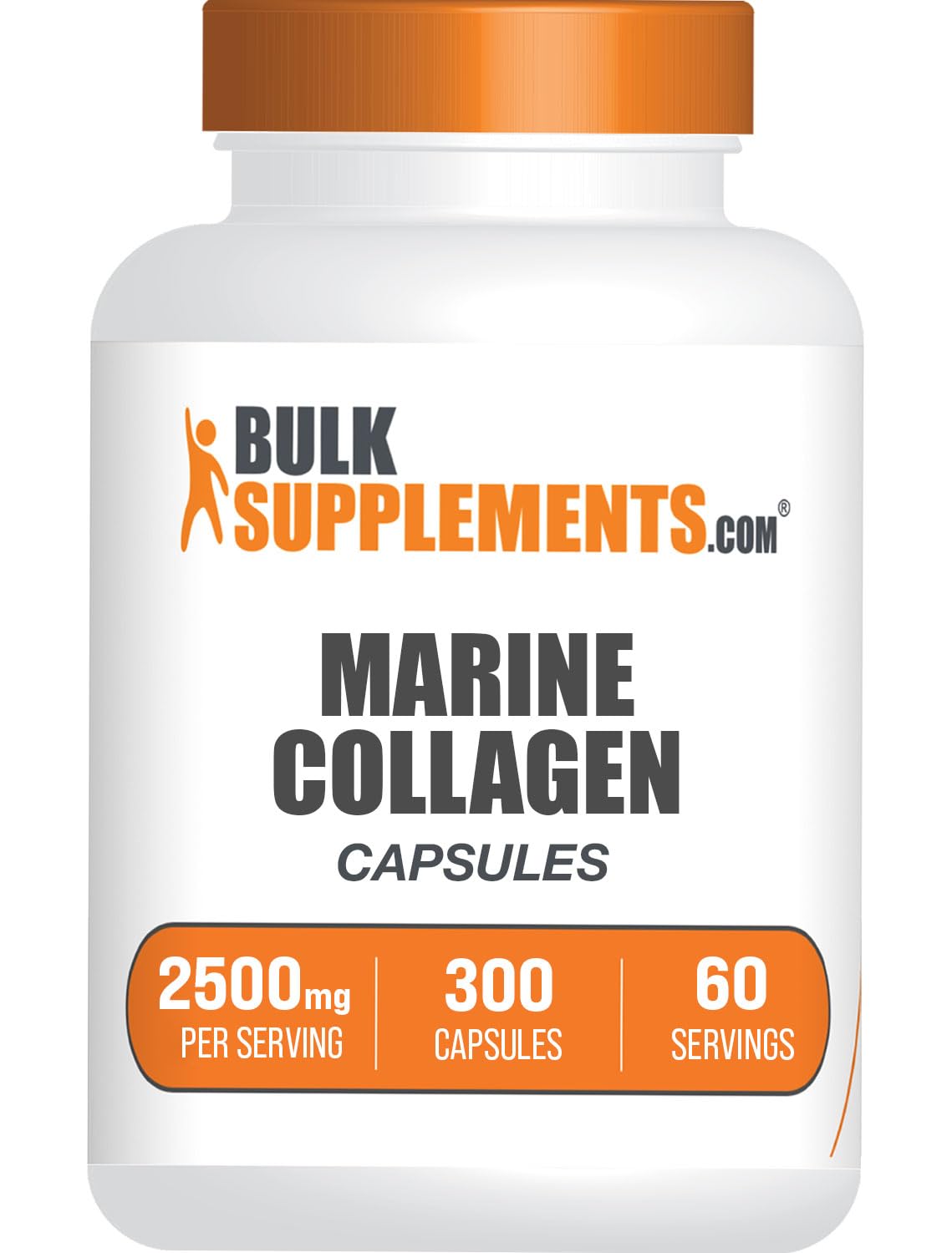 BulkSupplements Marine Collagen 300 Capsules