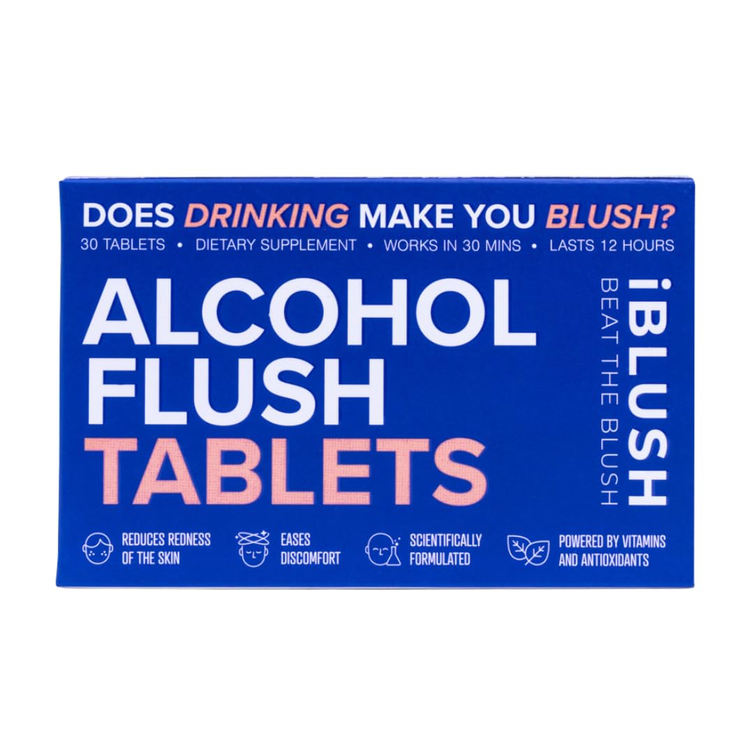 iBLUSH Alcohol Flush Capsules 30 Capsules