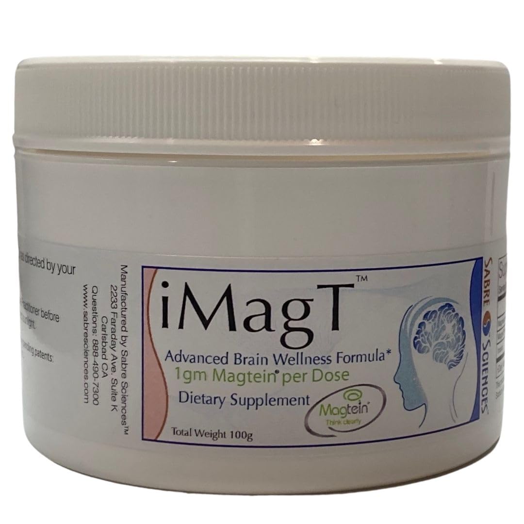 Sabre Sciences MagT Magnesium L-Threonate Powder, 3.524 oz