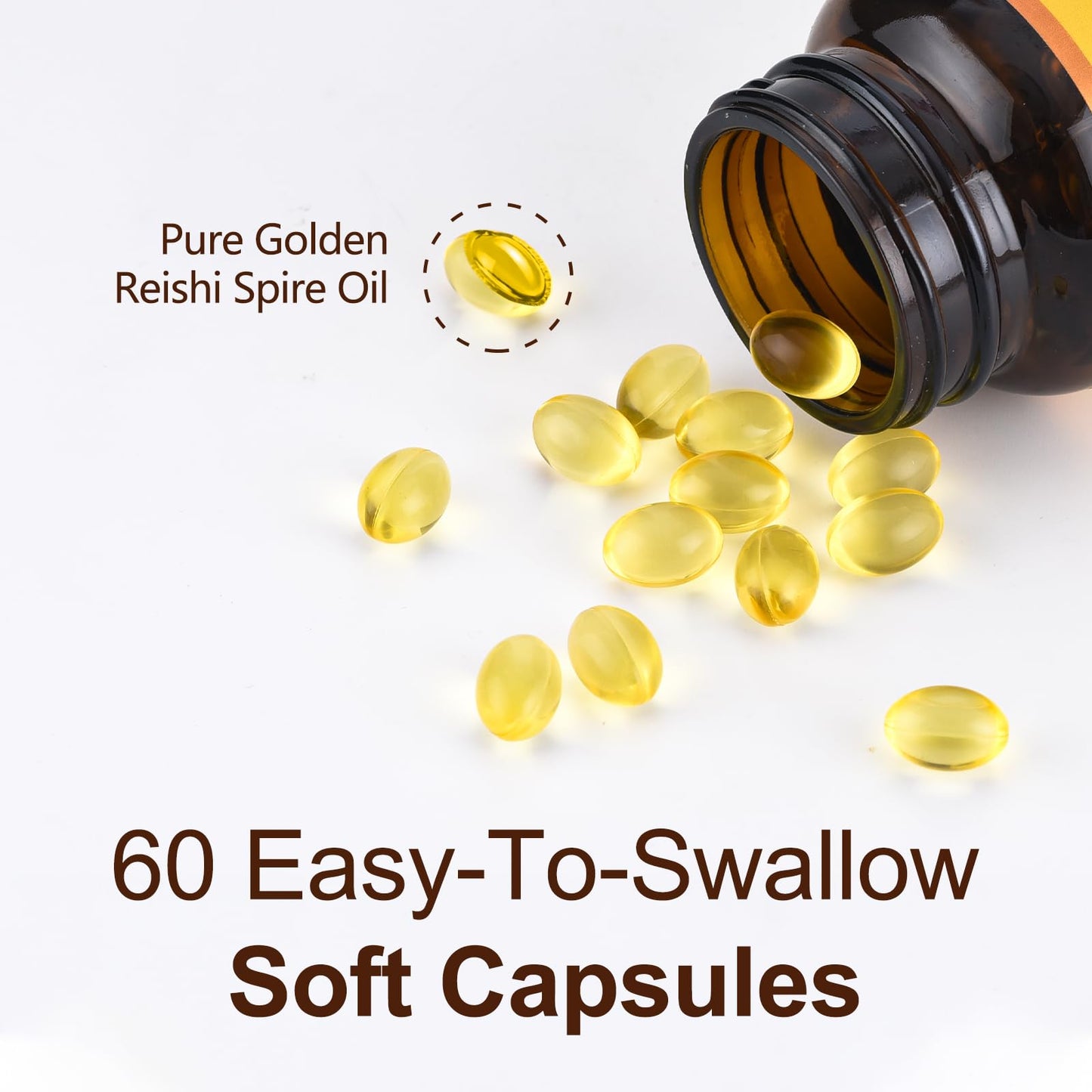 Shomira Organic Reishi Spore Oil Softgel, 60 Softgels