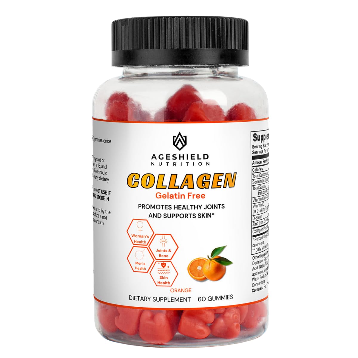 AgeShield Nutrition Elite Collagen Gummies 60 Count