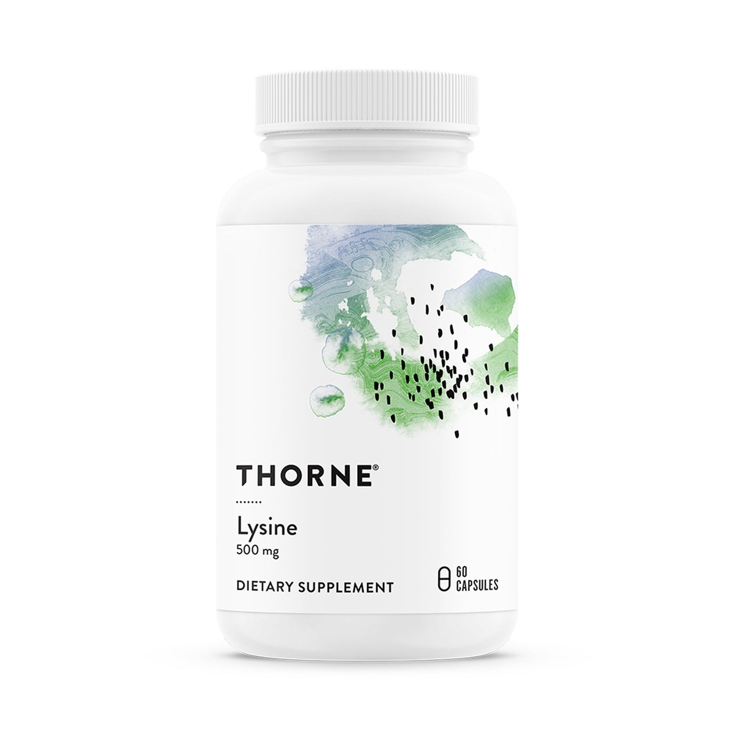 THORNE Lysine 500 mg L-Lysine Capsule, 60 Count