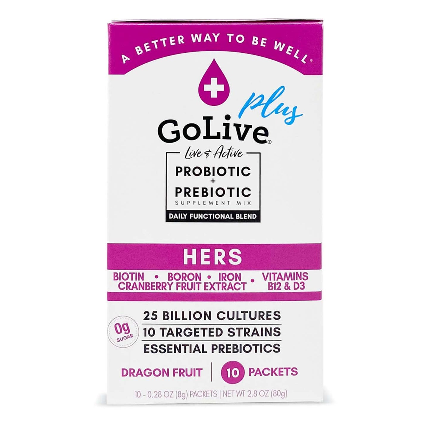 GoLive Probiotic for Women Powder 2.8 oz