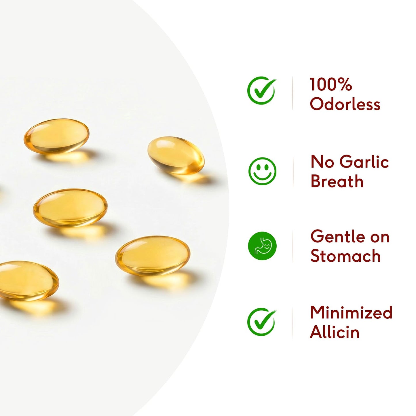 Goldium Aged Garlic Extract 500mg Softgel 300 Count