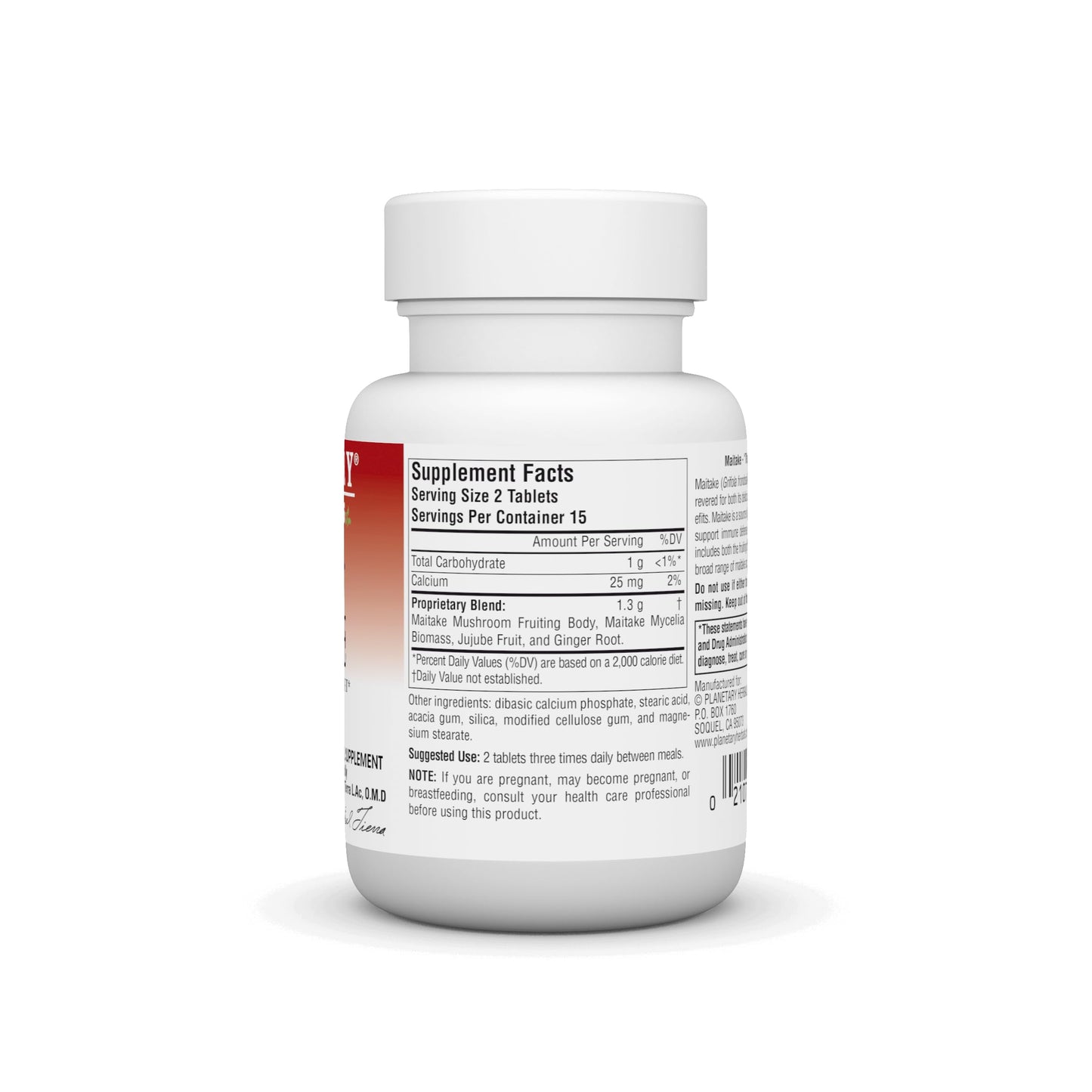 Planetary Herbals Full Spectrum Maitake Mushroom 650mg - 30 Tablets
