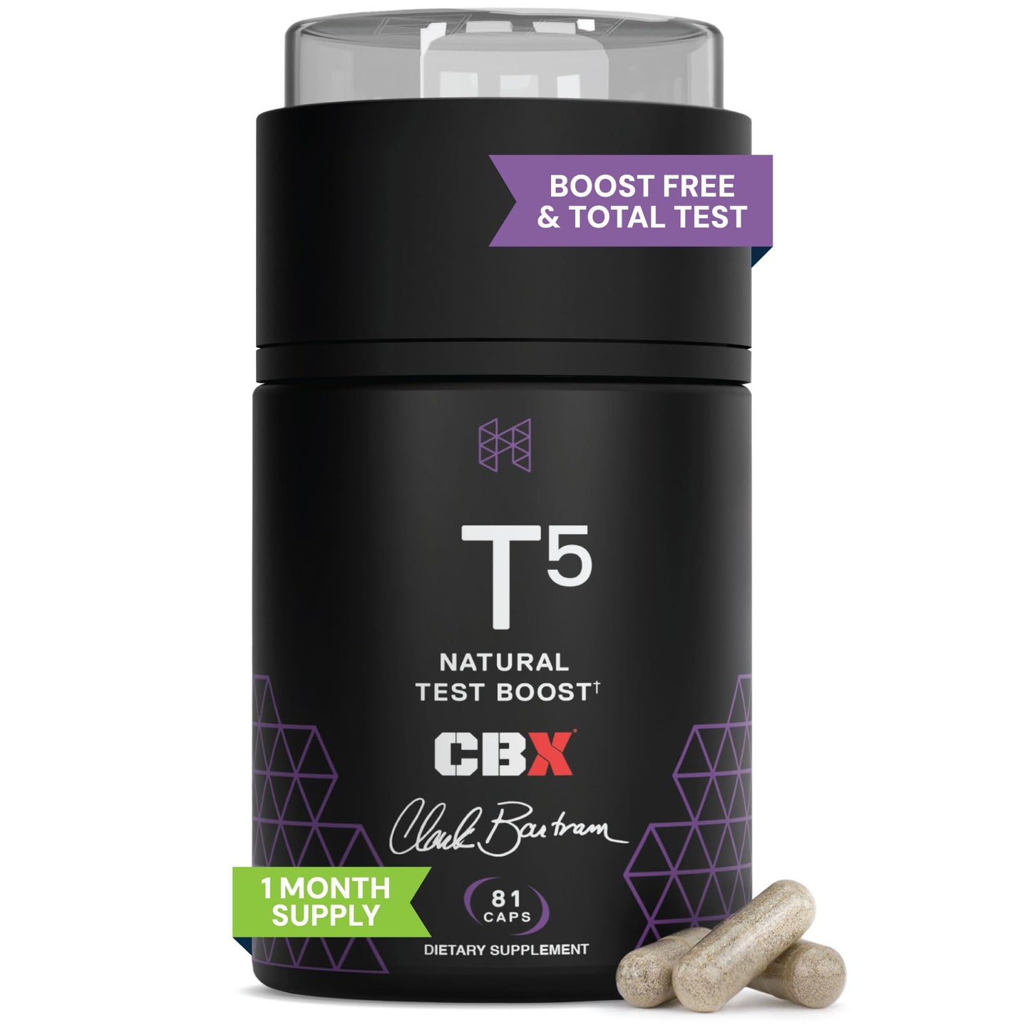 HPN T(5) Testosterone Optimization Booster 81 Capsules