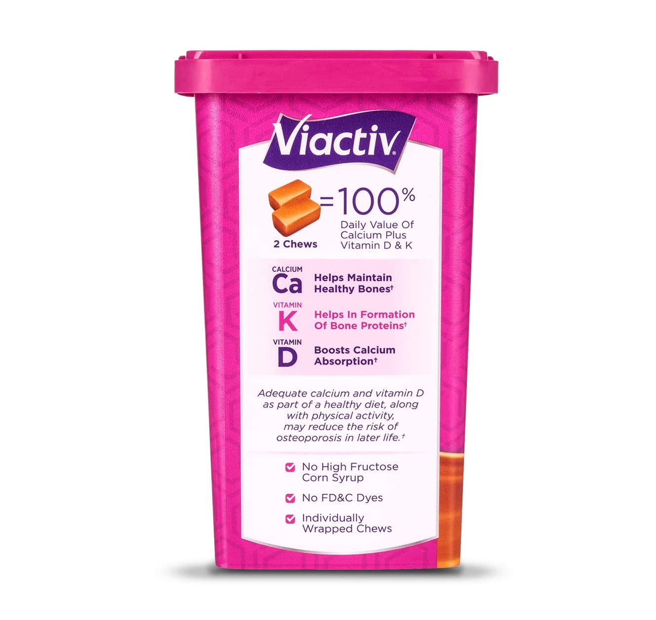 Viactiv Max Formula Calcium + Vitamin D3 Supplement for Bone Health Gummy 600
