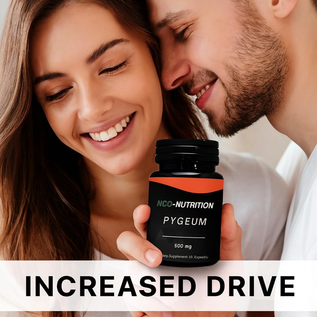 NEO-NUTRITION Pygeum Africanum Bark 500mg Prostate Health Capsules, 60 Count