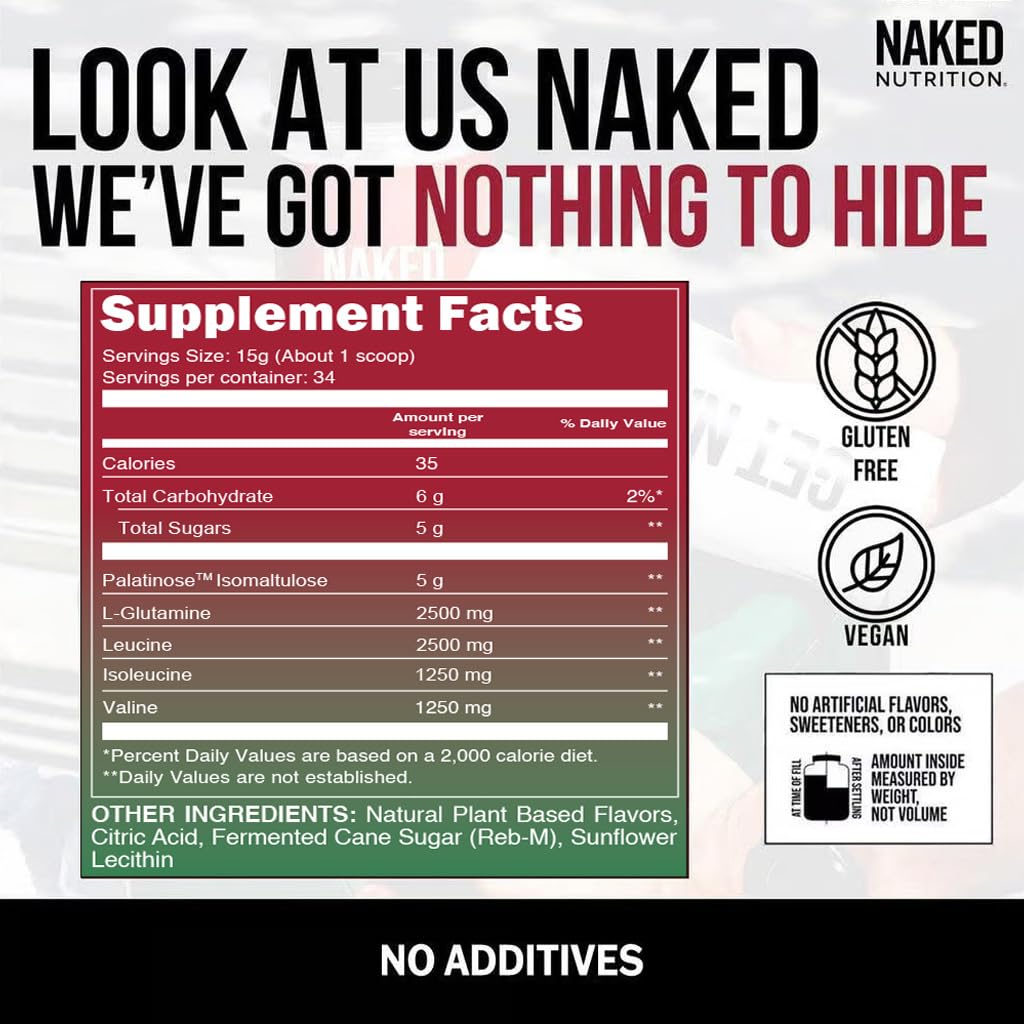 NAKED Cherry Lime Pre Workout & BCAA Bundle – Vegan Clean Energy, Powder, 33.6723 Servings