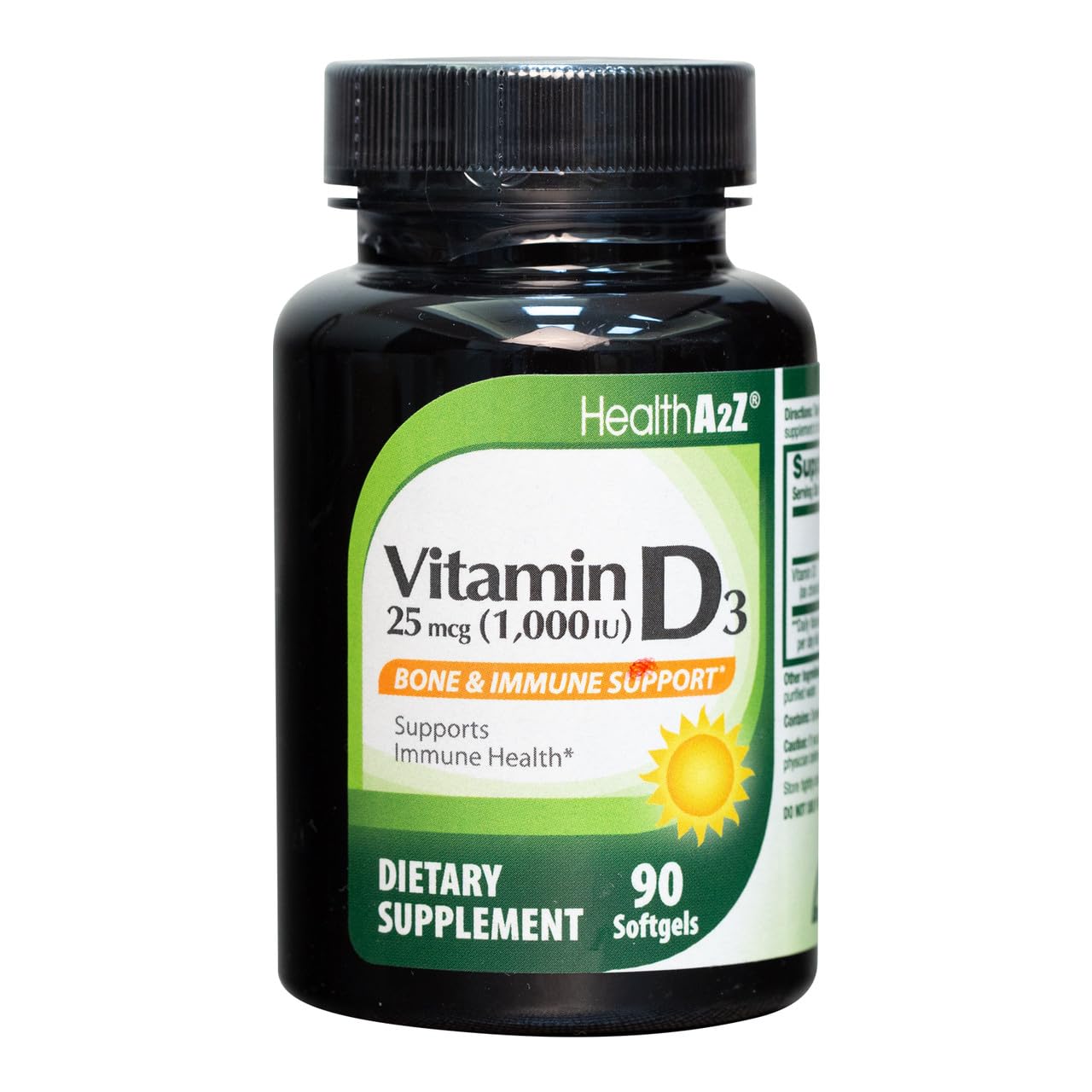 NutraA2Z Vitamin D3 1000IU Softgels 90 Count
