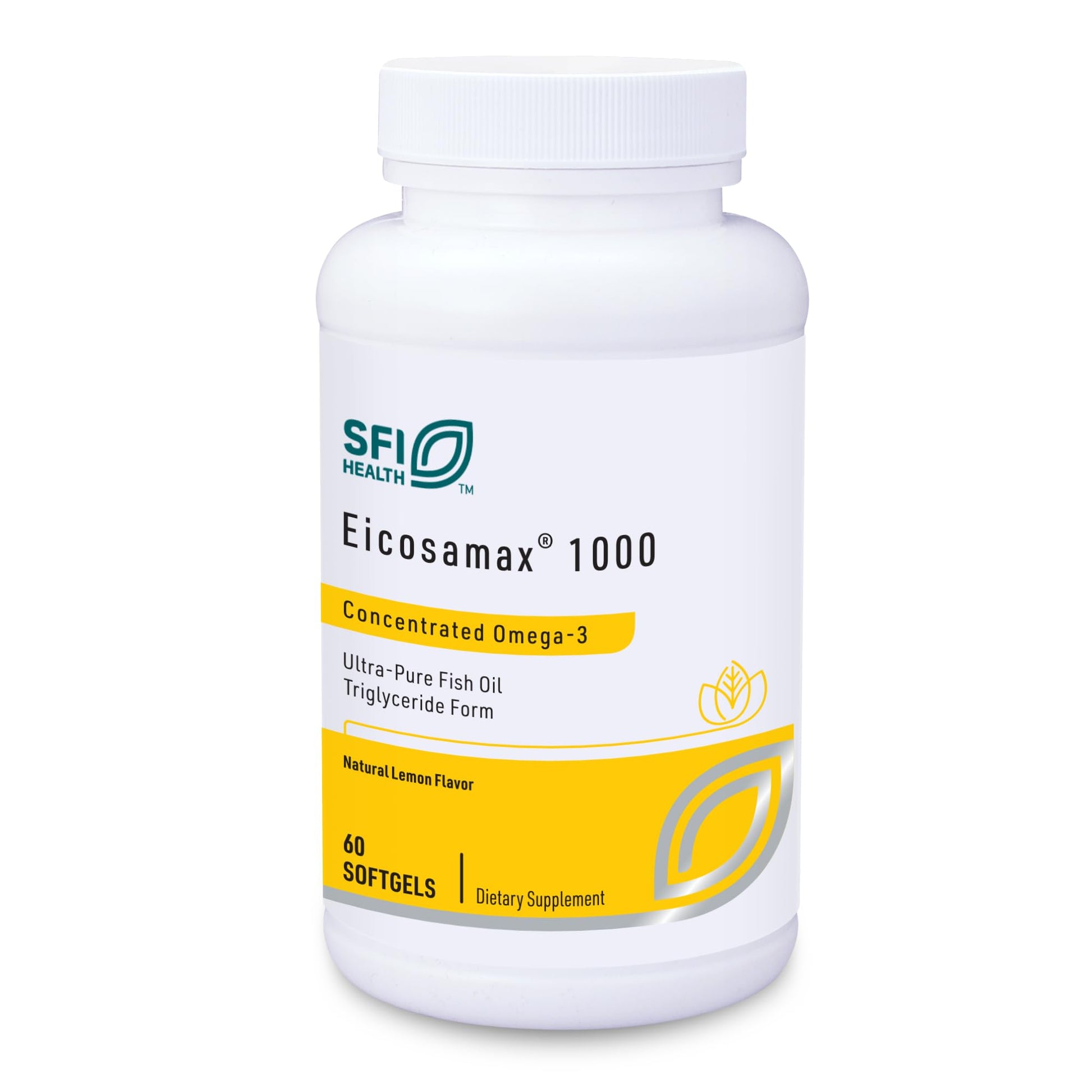 SFI Health Eicosamax 1000 TG Fish Oil Softgels 60