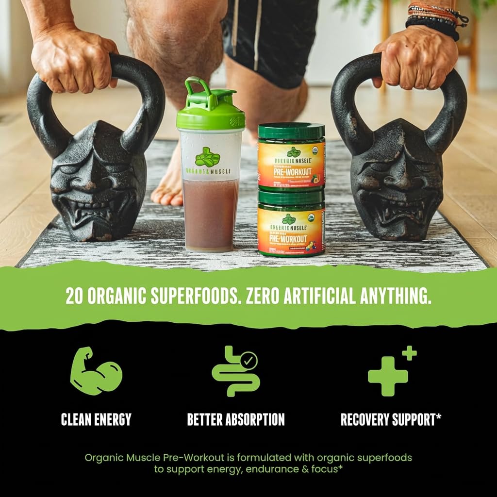 Organic Muscle Organic Pre Workout Powder 5.64