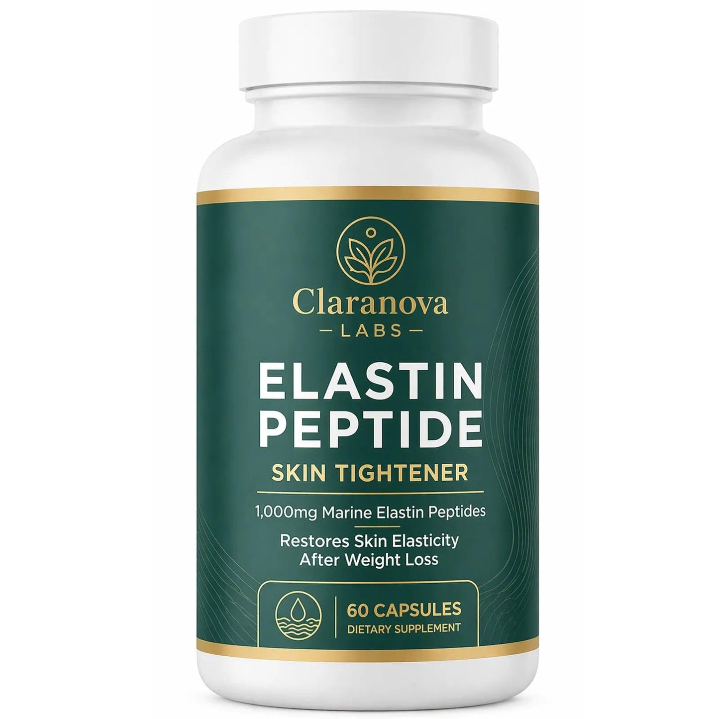 Claranova Marine Elastin Peptides Supplement Capsules 60 Count