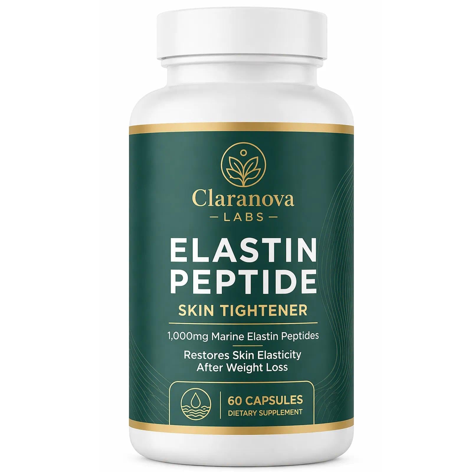 Claranova Marine Elastin Peptides Supplement Capsules 60 Count