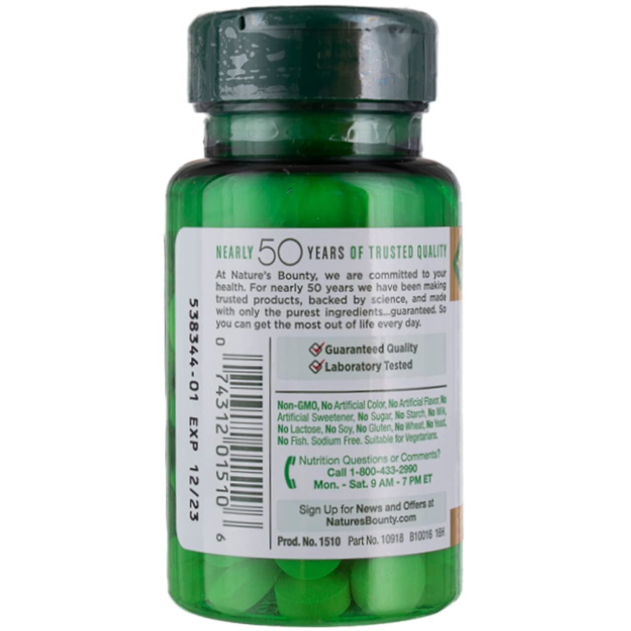 Nature's Bounty Pure Vitamin C 500 mg Tablets, 400 Tablets