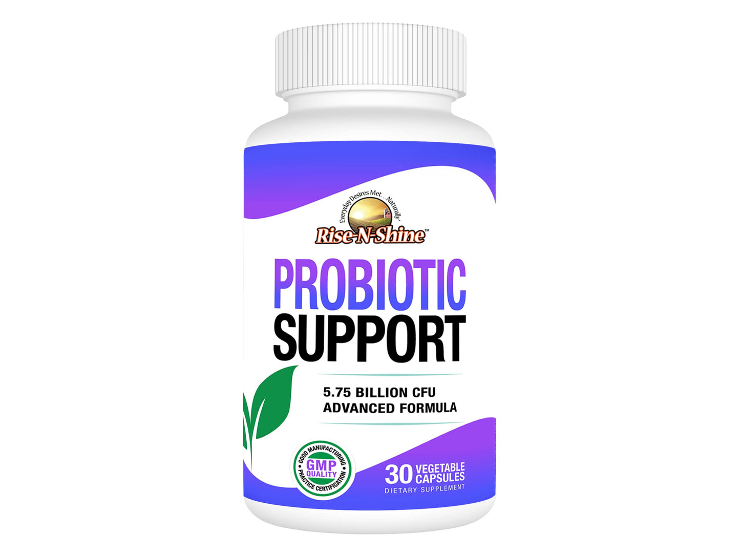 Rise-N-Shine Probiotics for Women and Men 30 Capsules