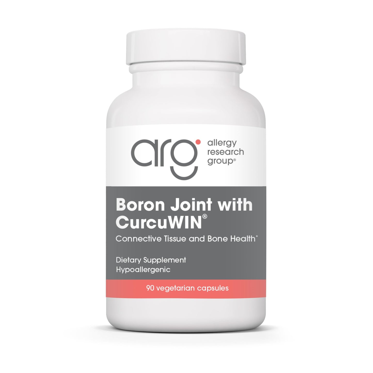 Allergy Research Group Boron Joint with CurcuWIN - Boron Complex for Bone & Joint Support, 6mg, Vegetarian Capsules, 90 Count