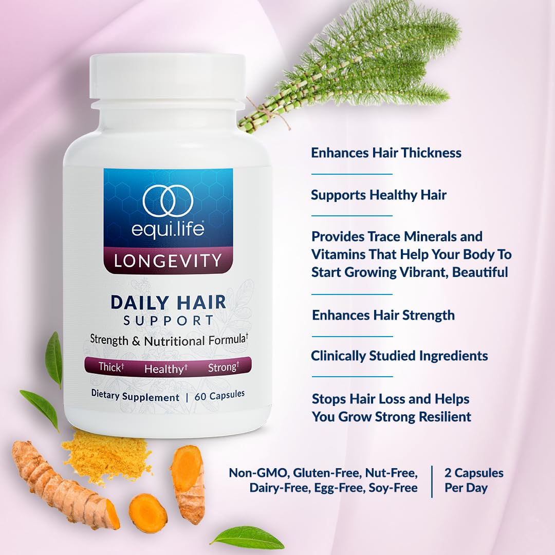 Equilife Daily Hair Support Supplement Capsule 60 Capsules