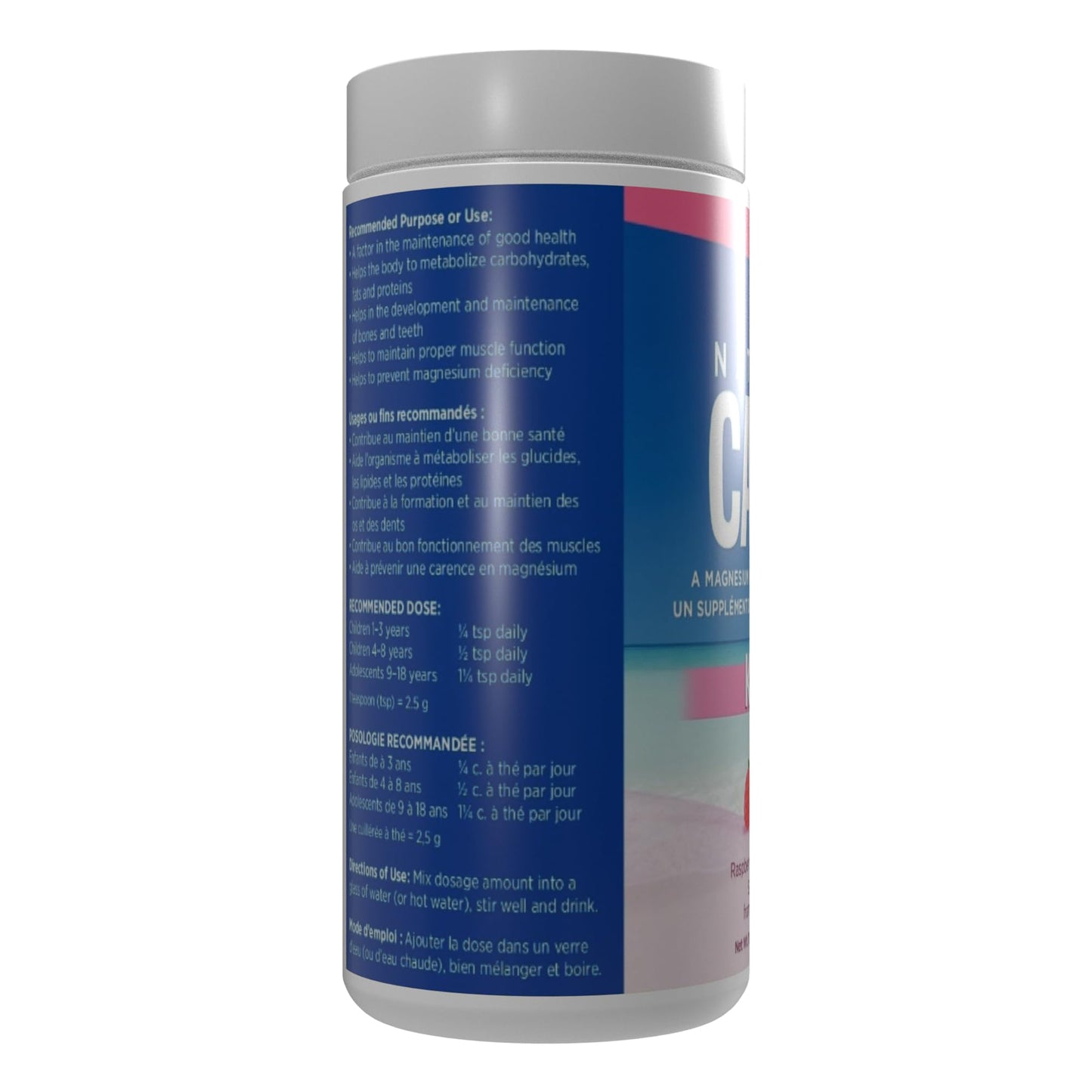 Natural Calm Magnesium Citrate Powder Kids Calm, 3.99 Ounce