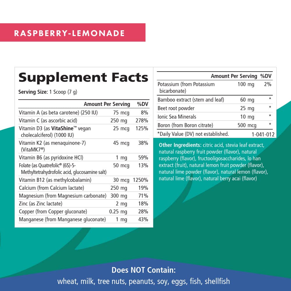 Pure Essence Labs Ionic Fizz Super D-K Calcium Plus Powder 7.41 Ounce
