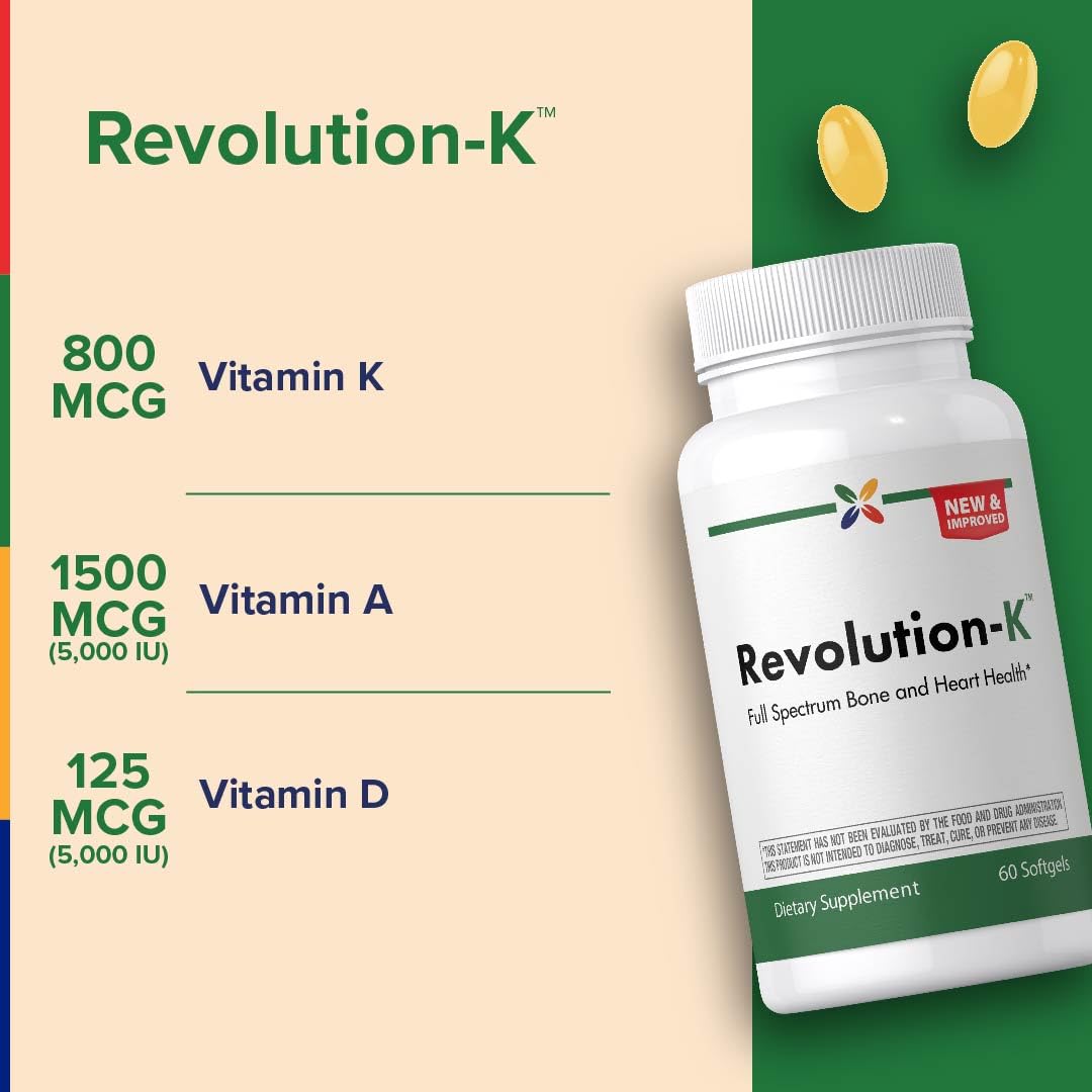 Stop Aging Now Revolution-K Supplement Softgels 60
