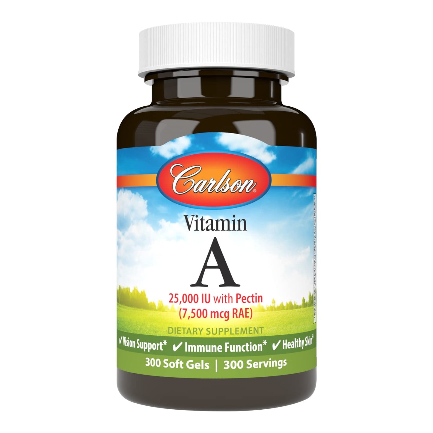Carlson Vitamin A with Pectin Softgels 300
