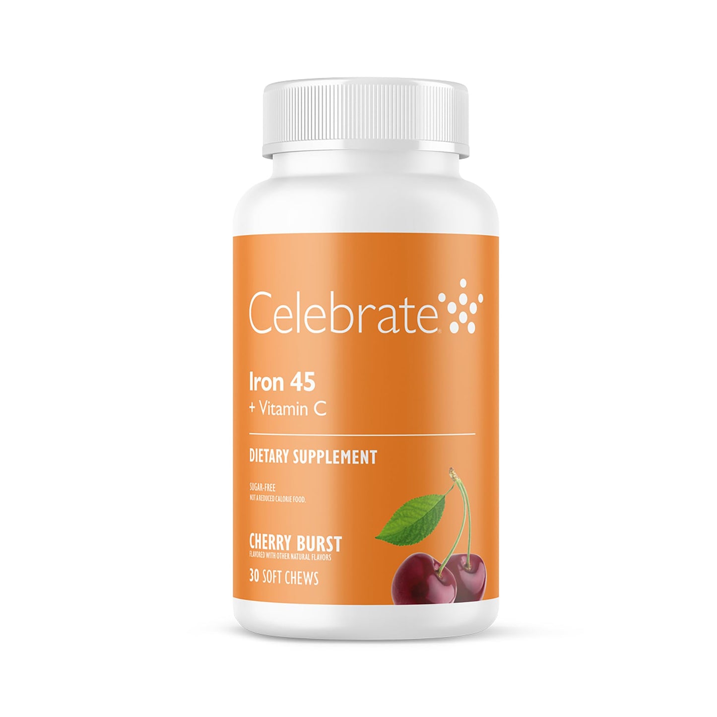Celebrate Bariatric Supplements Iron Supplement with Vitamin C Gummy 30