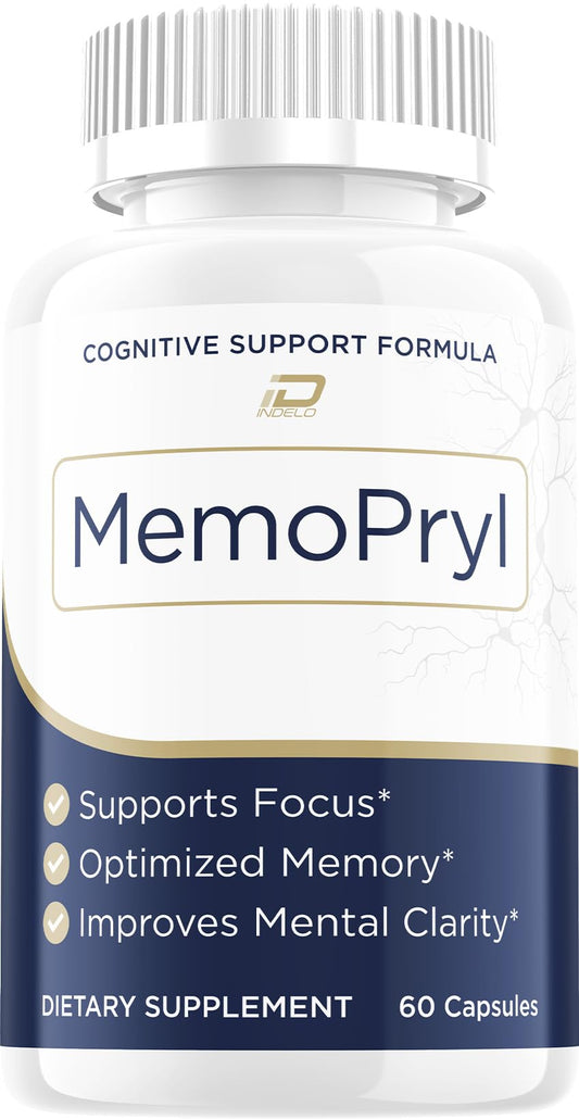 Indelo Memopryl Advanced Formula Supplement Capsules, 60 Count