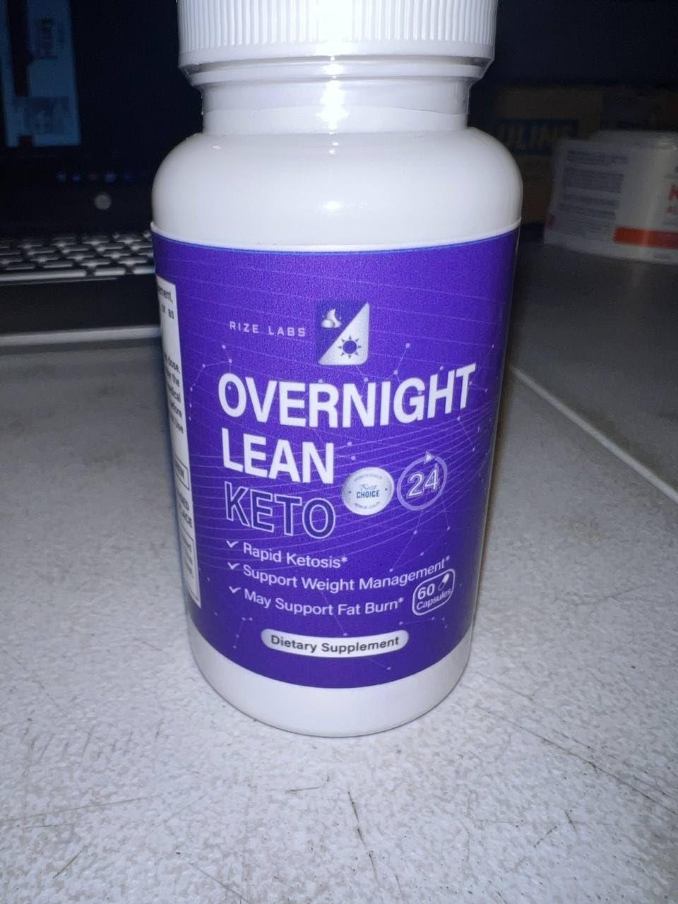 Rize Labs Overnight Lean Keto Capsules 180 Capsules