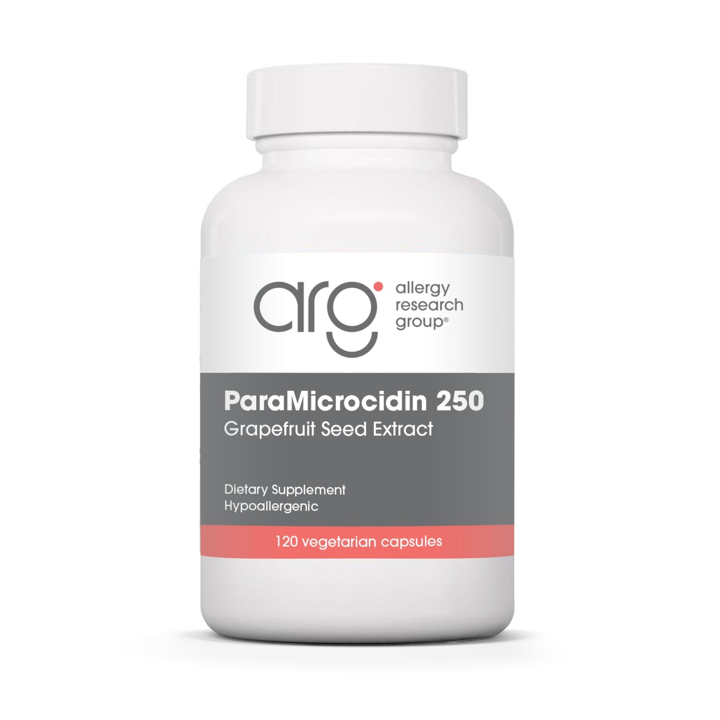 Allergy Research Group ParaMicrocidin Grapefruit Seed Extract 250 mg Capsules, 120 Count