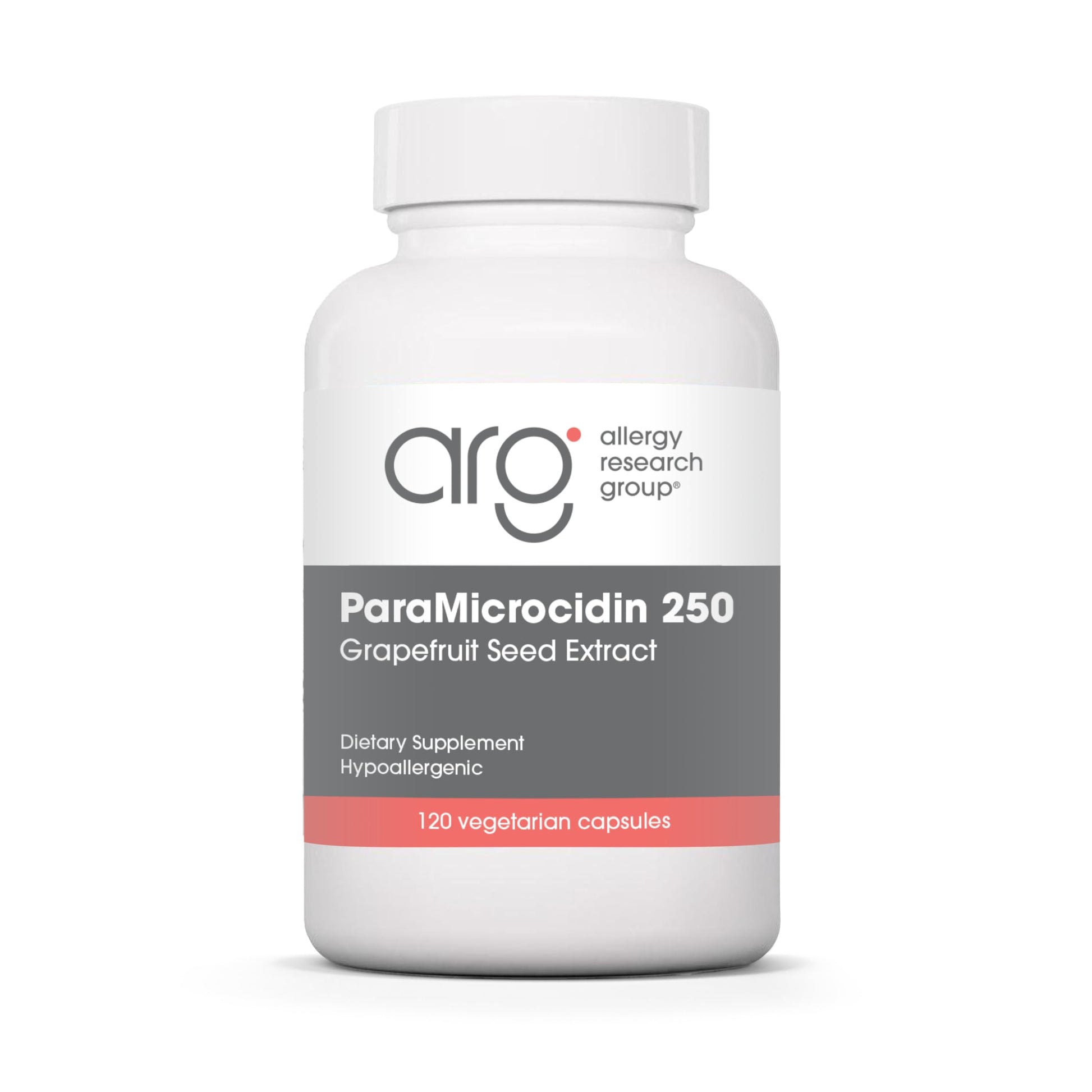 Allergy Research Group ParaMicrocidin Grapefruit Seed Extract 250 mg Capsules, 120 Count