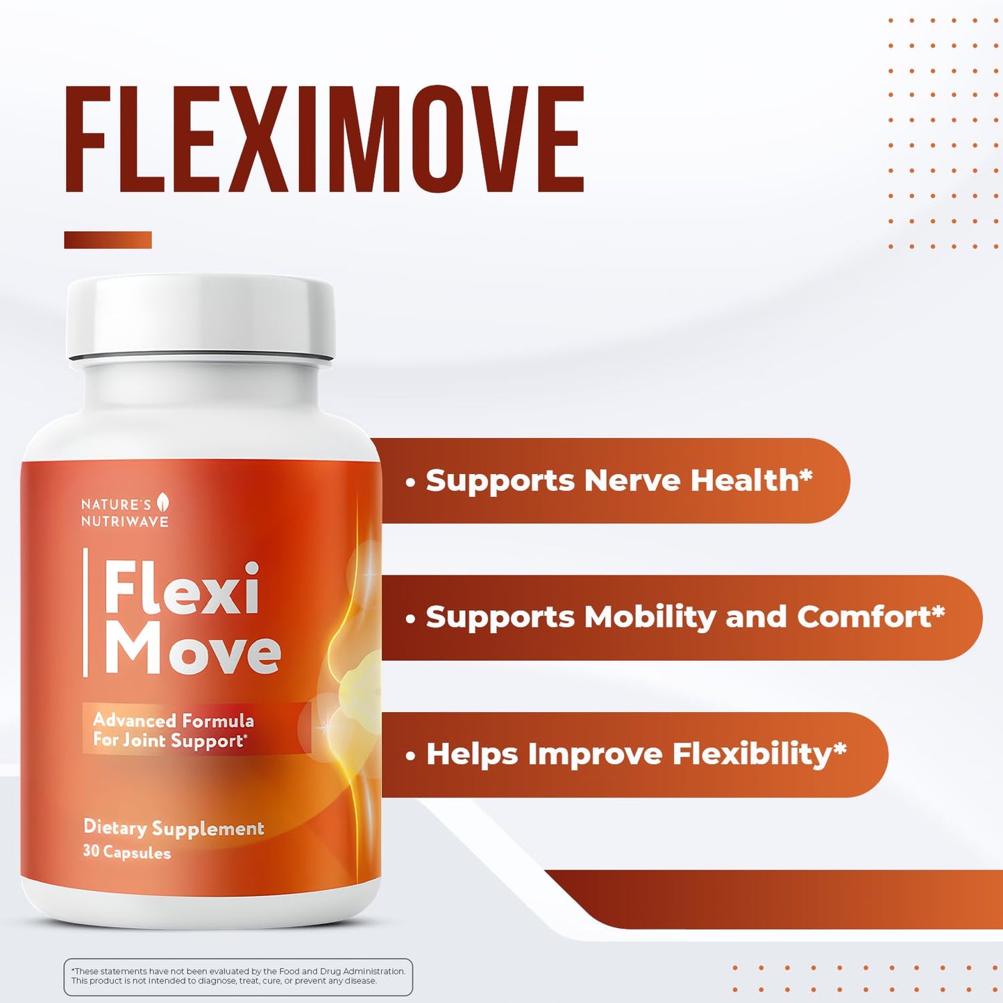 Nature’s NutriWave Flexi Move Turmeric & Black Pepper Extract 90 Capsules
