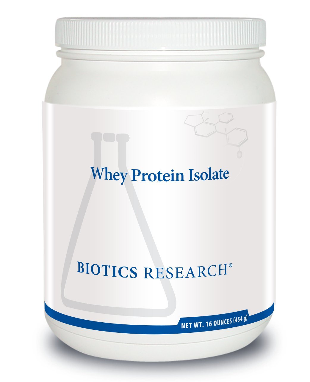 BIOTICS RESEARCH Whey Protein Isolate Unflavored Protein Powder, 16 Servings