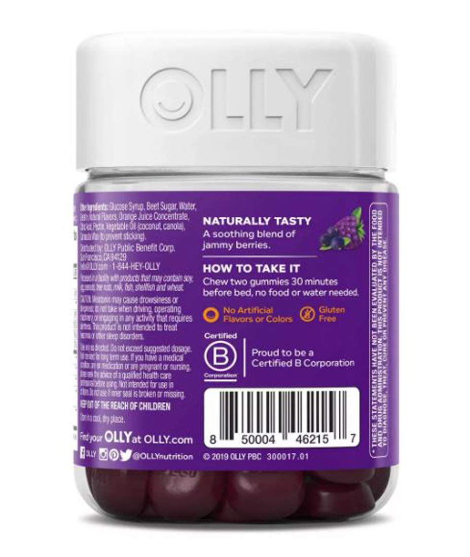 OLLY Immunity Sleep + Elderberry 108 Gummies