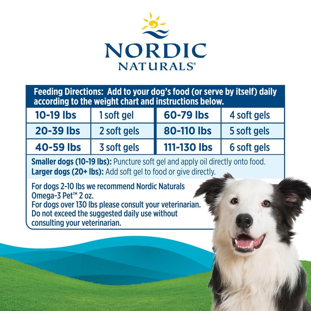 Nordic Naturals Omega-3 Pet Soft Gels 180