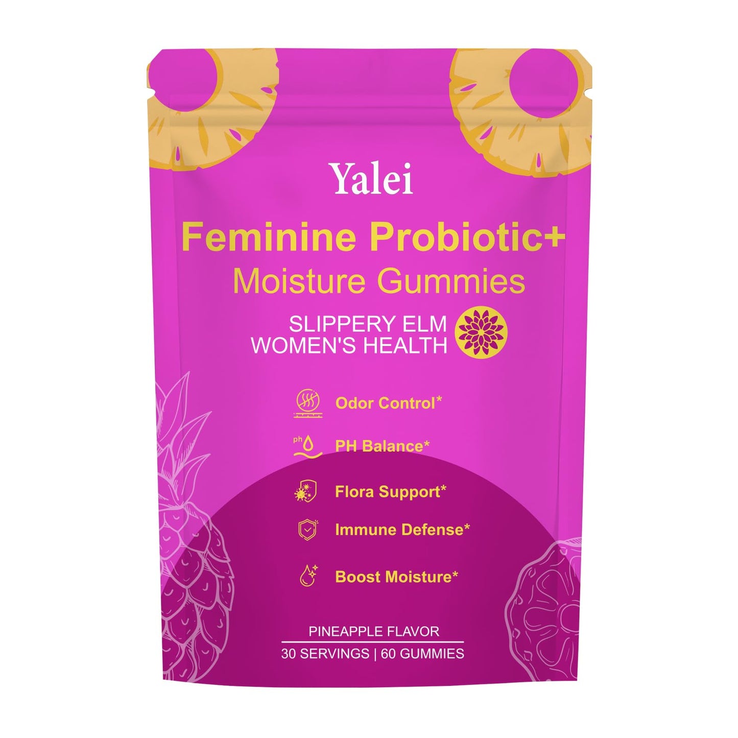 Yalei Slippery Kitty Probiotic Gummy 60 Count