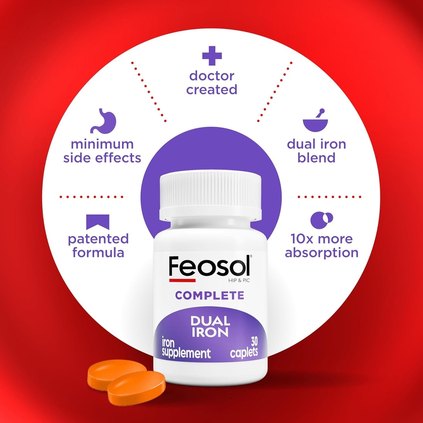Feosol Complete with Bifera Iron 90 Capsules