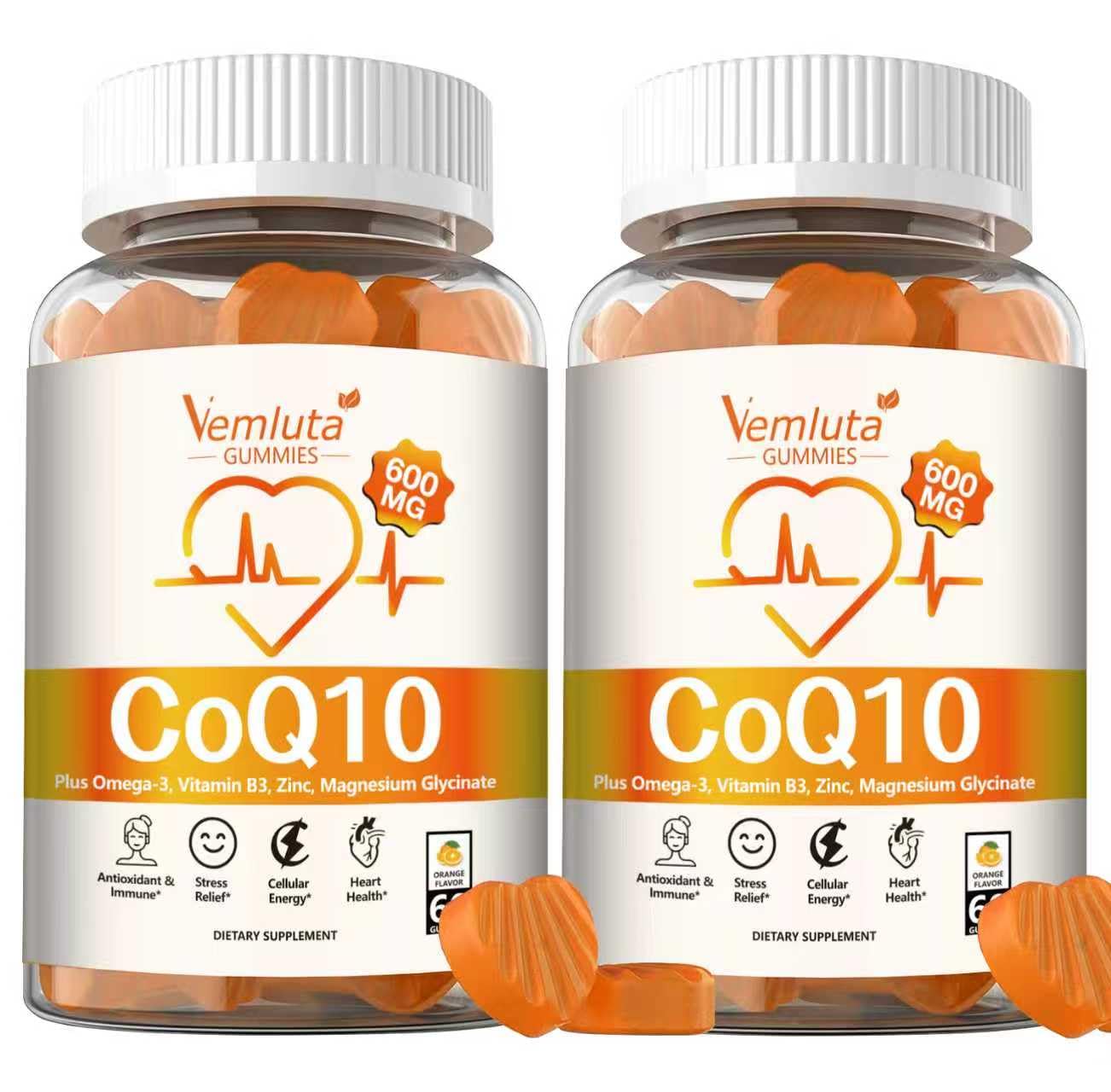 Vemluta CoQ10 Gummies, 120 Count
